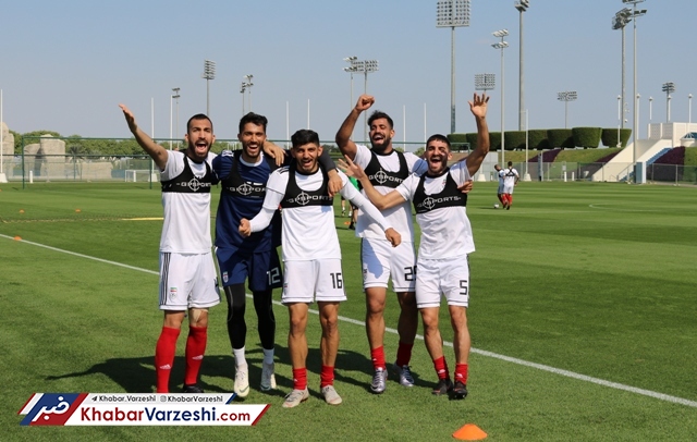 گزارش تصویری| تمرین بانشاط شاگردان کی‌روش در قطر