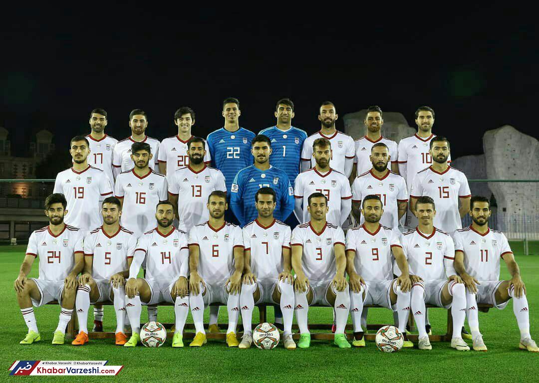 عکس رسمی تیم ملی ایران در آستانه جام ملت‌ها