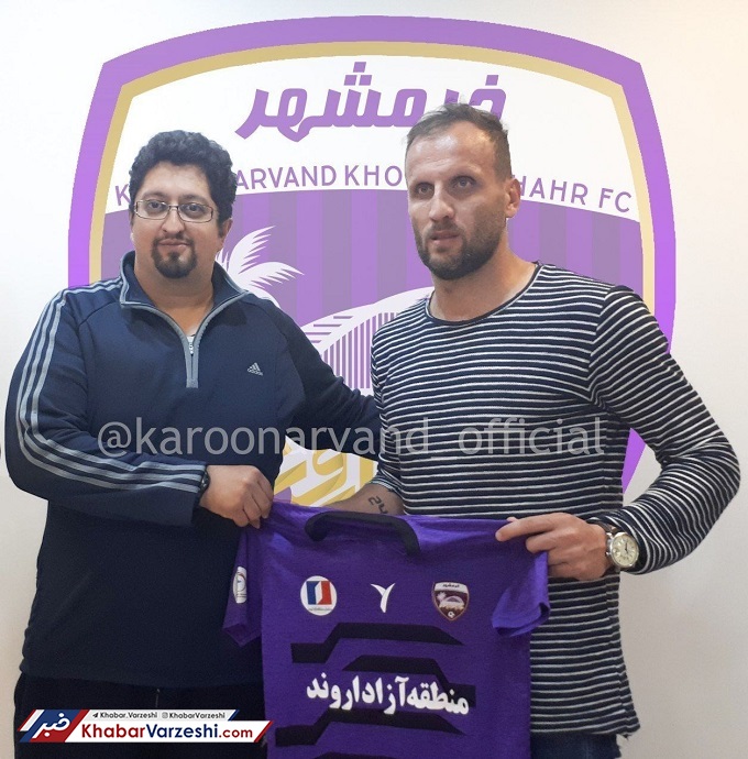 عکس| کاپیتان اسبق پرسپولیس در لیگ دسته اول