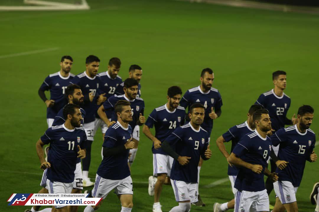 تمرین سبک ملی‌پوشان در حضور دو لژیونر مصدوم