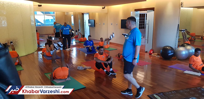 تصاویر| ریکاوری رقیب ایران در جام ملت‌های آسیا