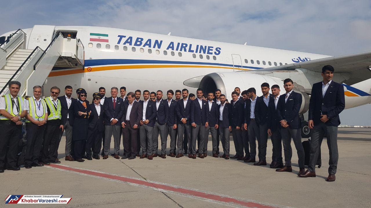 گزارش تصویری| سفر کاروان تیم ملی ایران از قطر به امارات