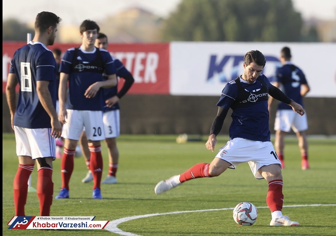 گزارش تصویری| دومين تمرين تیم ملی فوتبال در ابوظبى