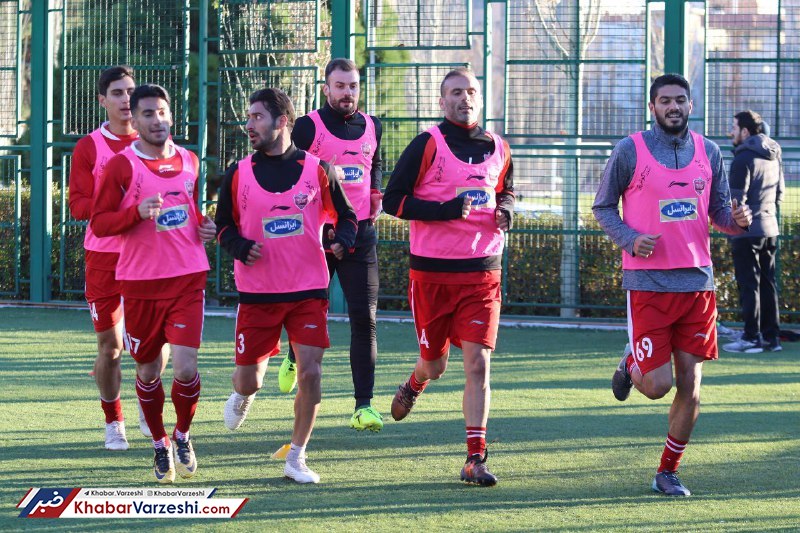 گزارش تصویری| تمرین نیم فصل سرخپوشان زیرنظر برانکو