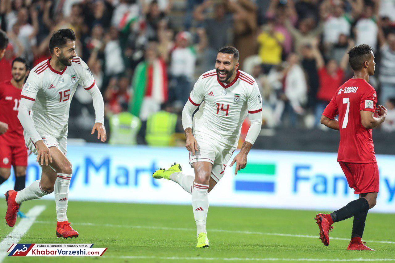 عکس| واکنش تیم فرانسوی به گلزنی قدوس