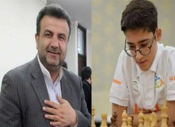 تقدیر استاندار از نوجوان شطرنج‌بازی که صدای ملت فلسطین شد