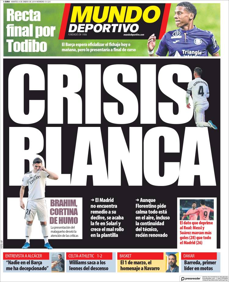 روزنامه موندو| بحران سفید