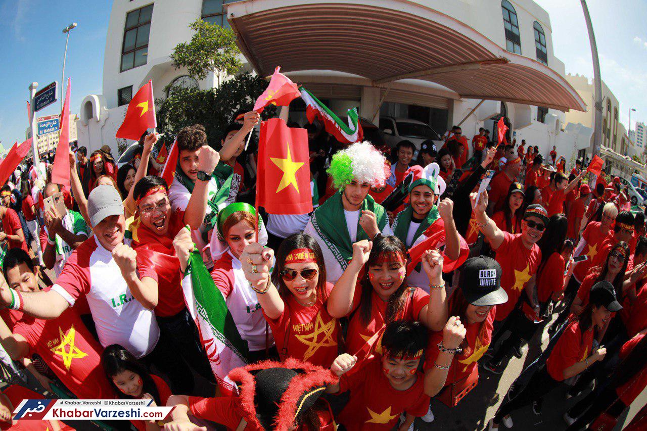 گزارش تصویری| حواشی قبل از بازی ایران و ویتنام در جام ملت‌های آسیا ۲۰۱۹
