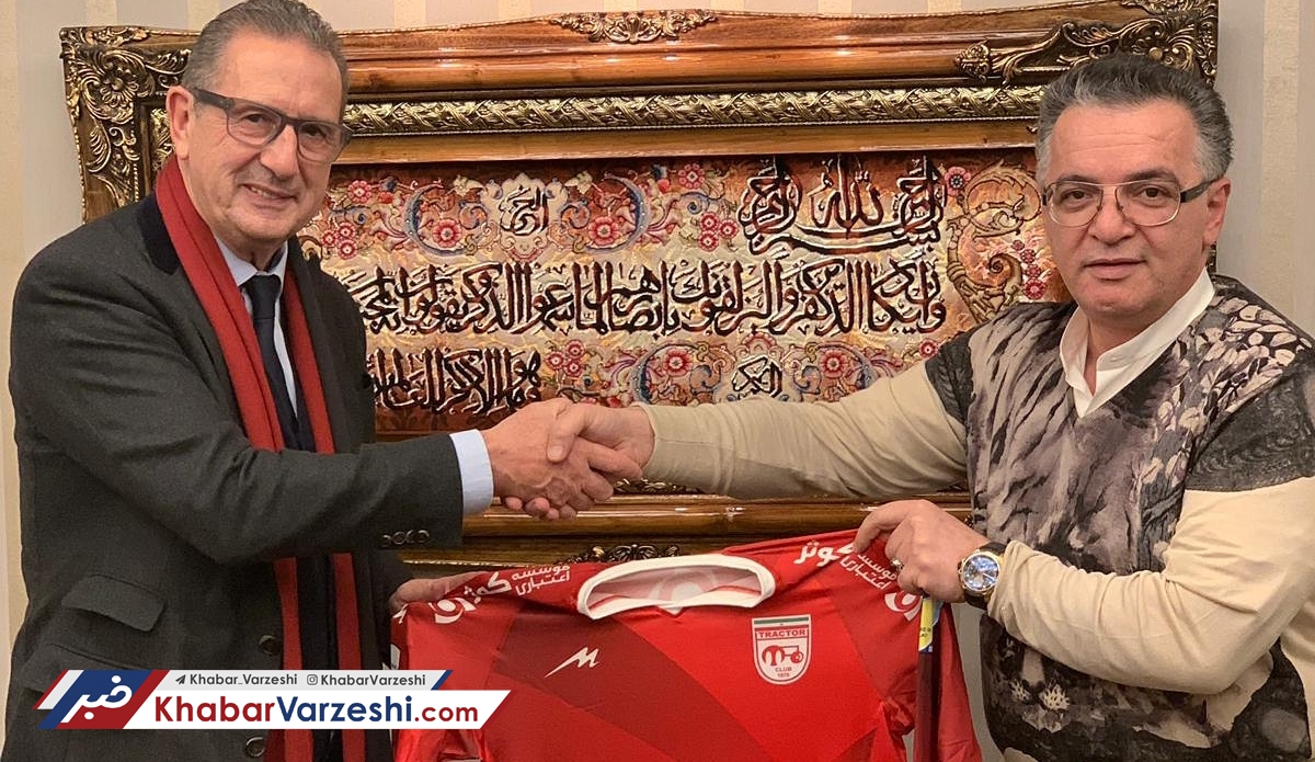 عکس| ژرژ لینکس بلژیکی سرمربی تراکتورسازی شد