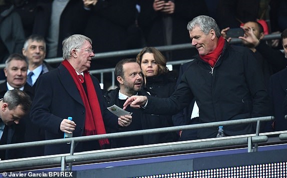 عکس| فرگوسن، حامی ویژه شیاطین سرخ