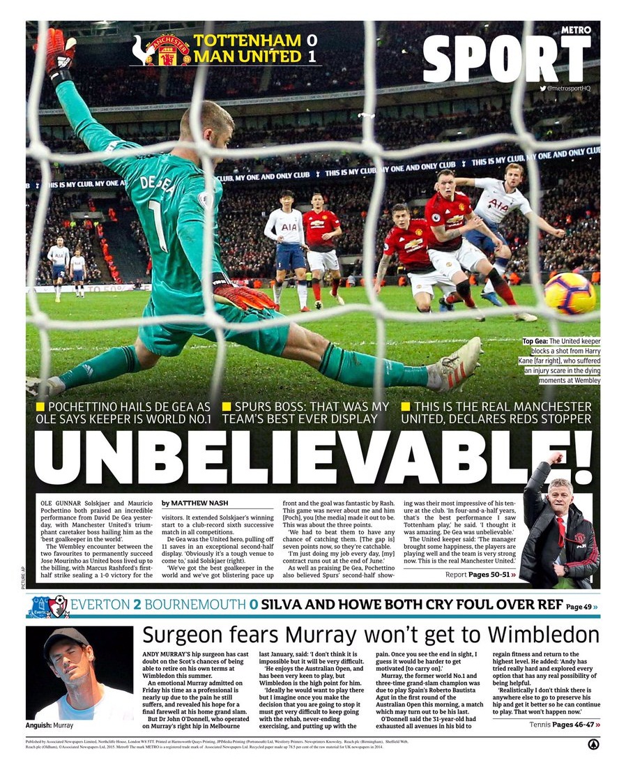 روزنامه مترو| باورنکردنی!