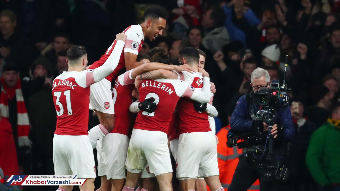 توپچی‌ها با شکست چلسی آسمان لندن را قرمز کردند