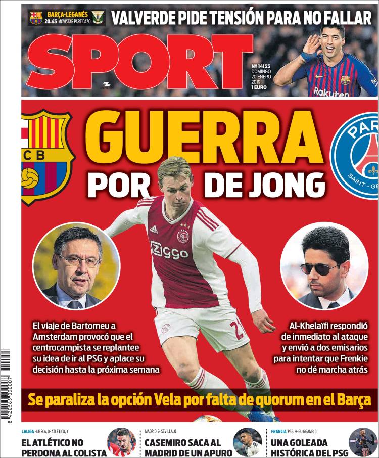 روزنامه اسپورت| جنگ برای دیونگ