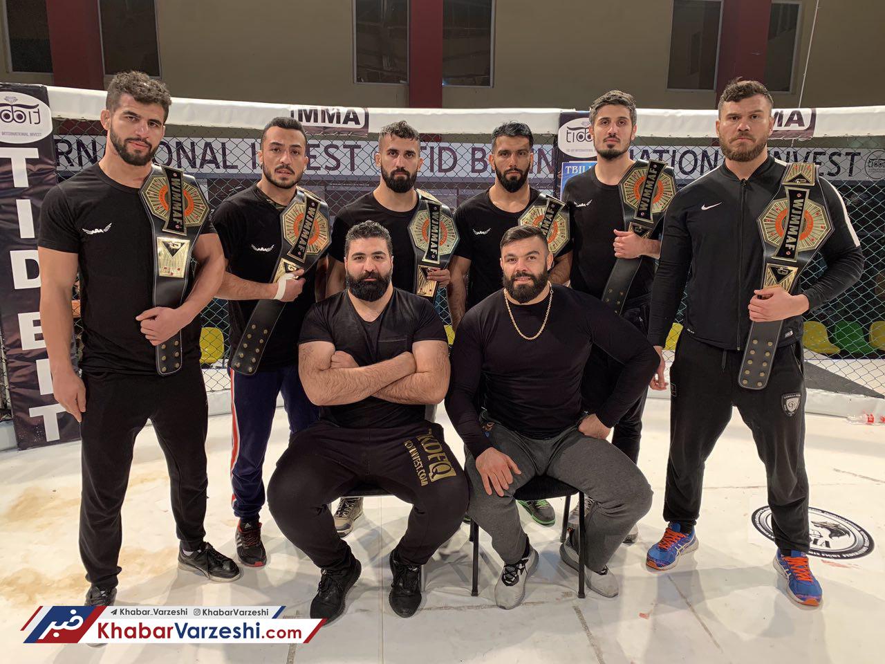 پیروزی منتخب MMA علی اکبری درتورنمنت گرجستان