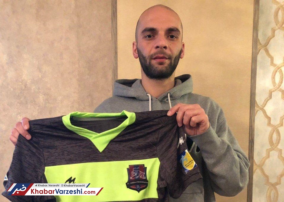 عکس| مدافع گرجستانی به نساجی مازندران پیوست