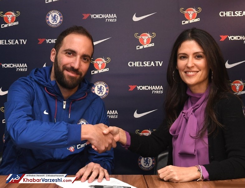 عکس| ایگواین رسماً به چلسی پیوست