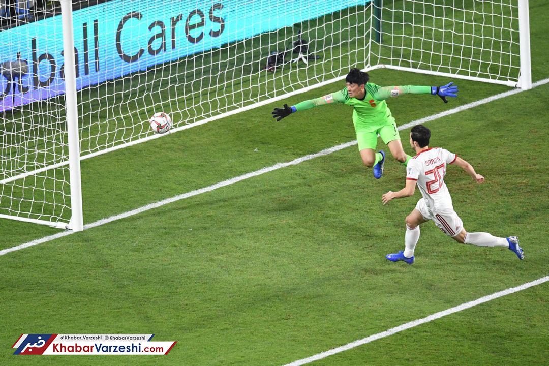 توفان یک نیمه‌ای ایران مقابل چین