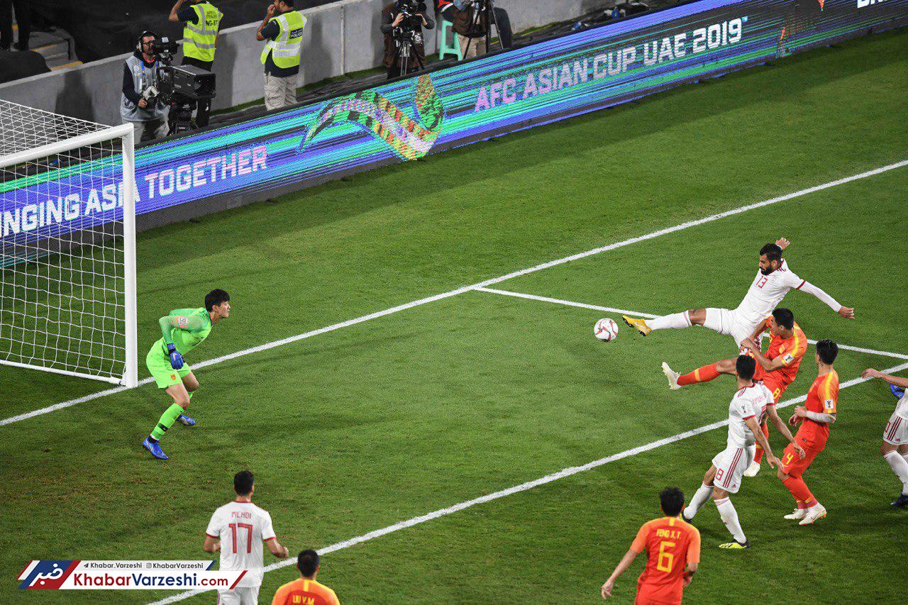 برتری مطلق آماری ایران در نیمه اول بازی با چین