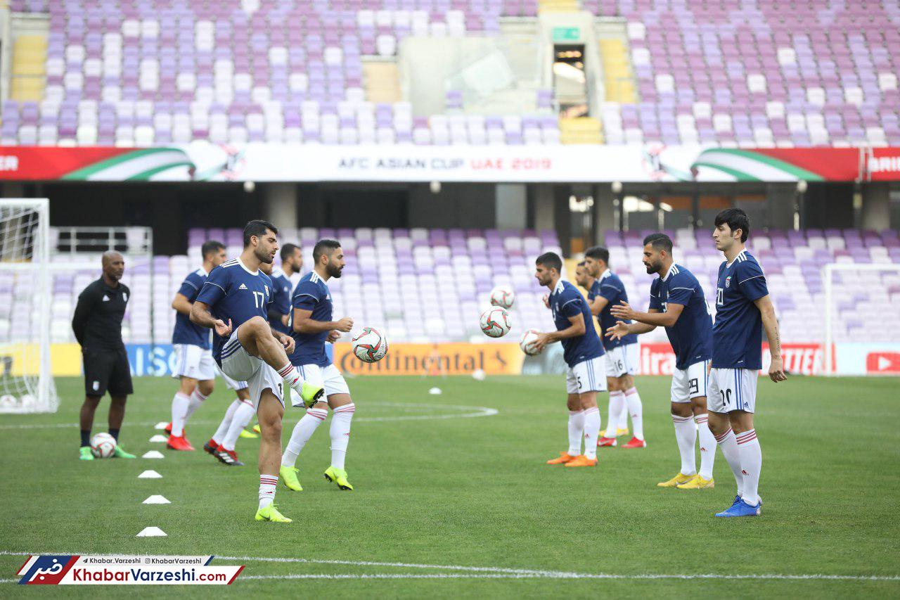 گزارش تصویری| آخرین تمرین تیم ملی در آستانه بازی با ژاپن