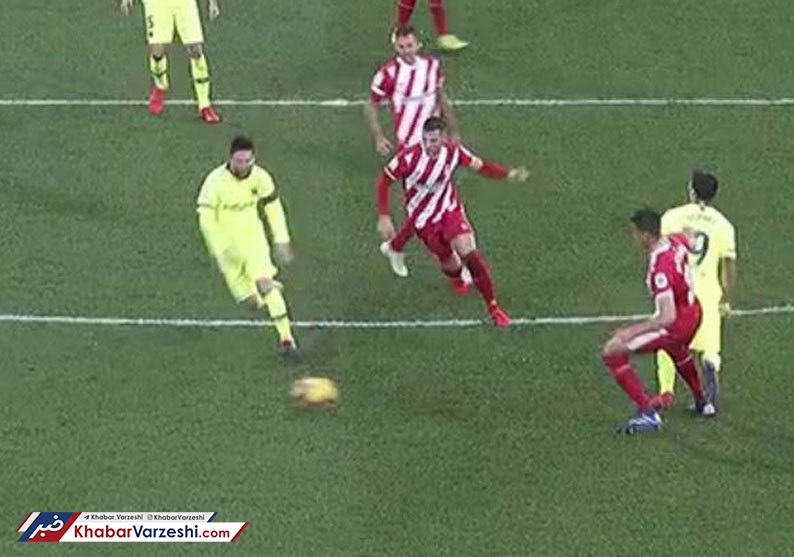 اخراج ناعادلانه بازیکن جیرونا برابر بارسا