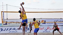 اوج رامسر نایب‌قهرمان والیبال ساحلی ایران شد