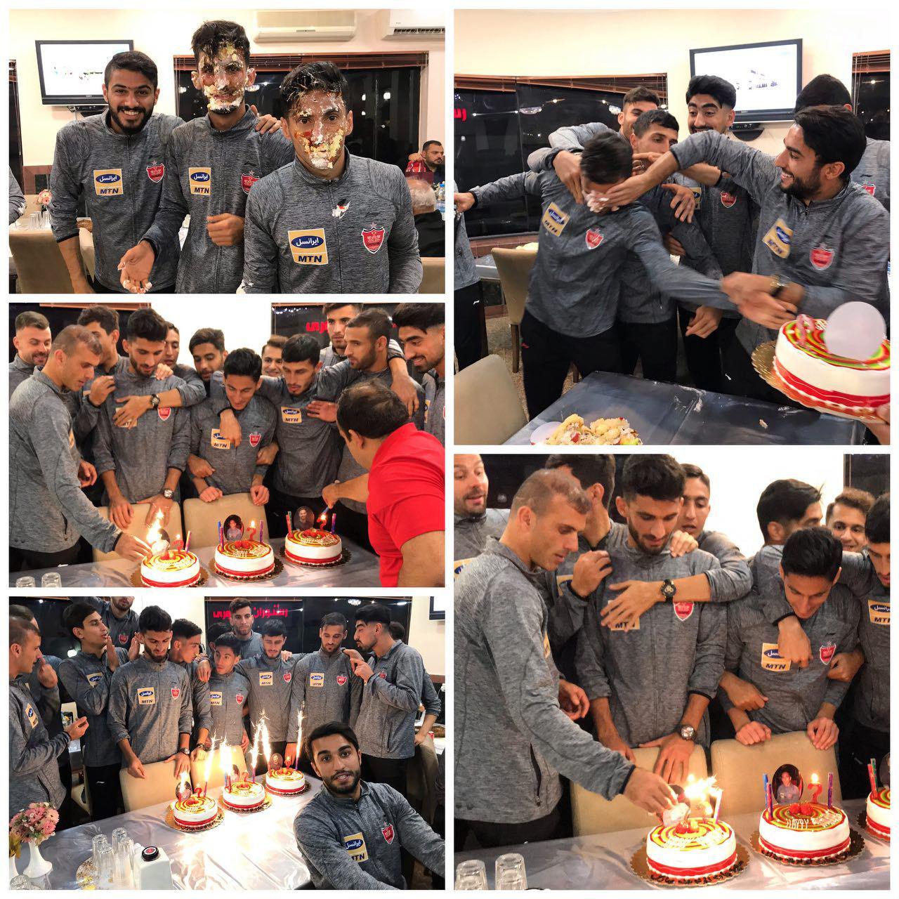 ویدئو| پرسپولیسی ها در رشت جشن تولد گرفتند