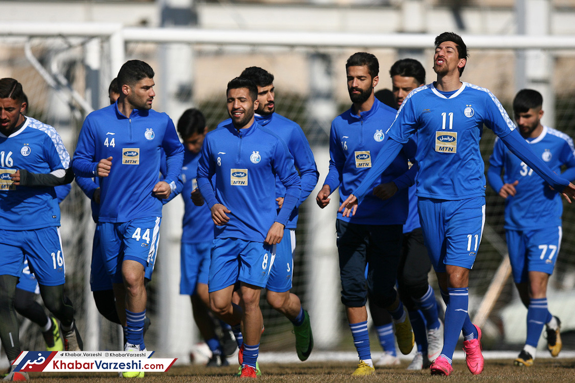 مصدومیت انصاری سوژه تمرین استقلال