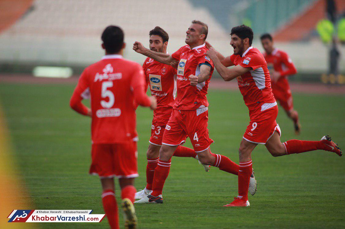 گزارش تصویری| صدرنشینی موقت پرسپولیس با شکست استقلال خوزستان