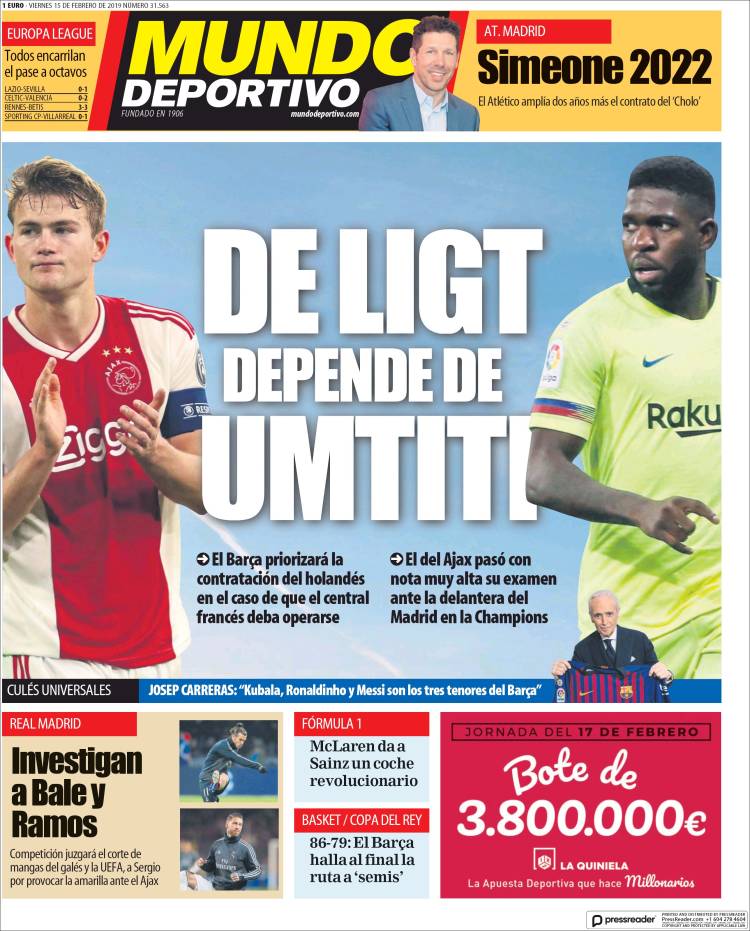 روزنامه موندو| دلیخت به اومتیتی بستگی دارد