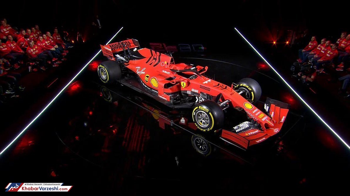 عکس| رونمایی فراری از اتومبیل فرمول یک خود