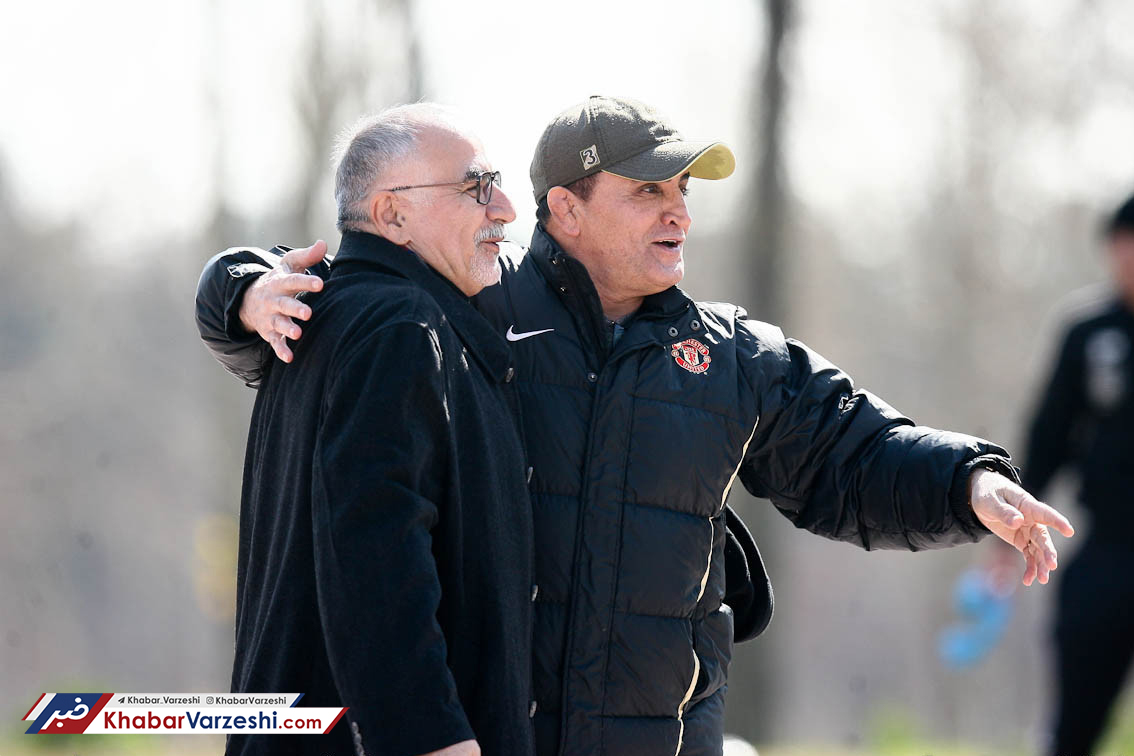 گزارش تصویری| محمدبنا مهمان ویژه تمرین استقلال