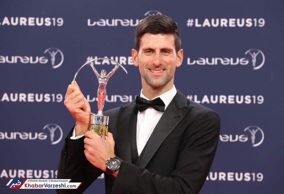 جوکوویچ بهترین ورزشکار سال 2018 جهان شد