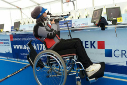 درخشش ورزشکار زنجانی در رقابت‌های جام جهانی پاراتیراندازی