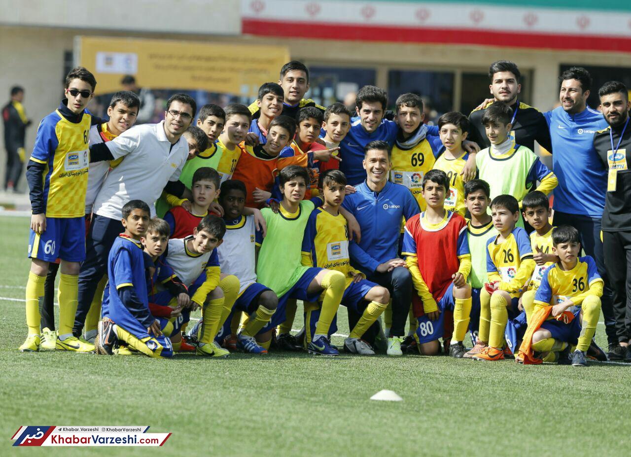 گزارش تصویری| آکادمی فوتبال ایرانسل, لالیگا و کنفرانس خبری لوییز گارسیا