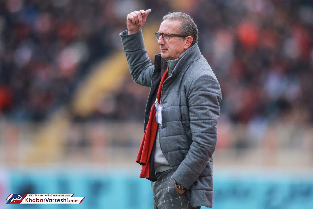 سرمربی تراکتورسازی به نشست خبری نرسید