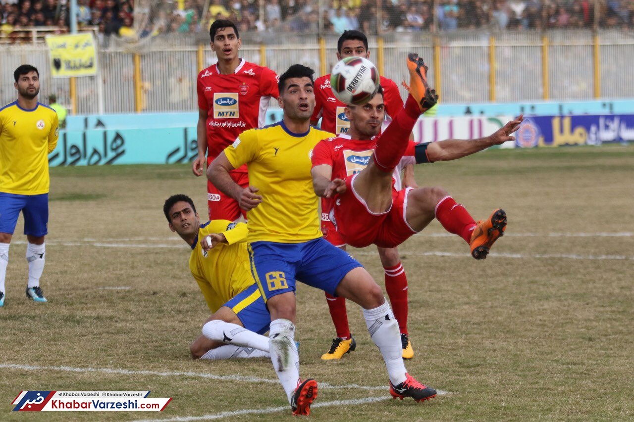 گزارش تصویری| توقف پرسپولیسی ها در خانه نفت مسجدسلیمان