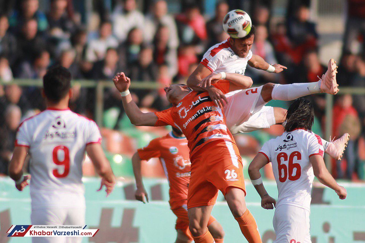 گزارش تصویری| تقابل سایپا و تراکتورسازی برنده نداشت