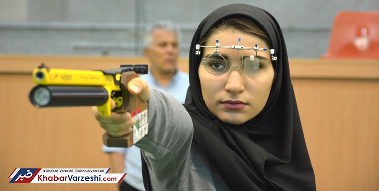 ارتقای رکورد تپانچه توسط بانوی تیرانداز مازندرانی