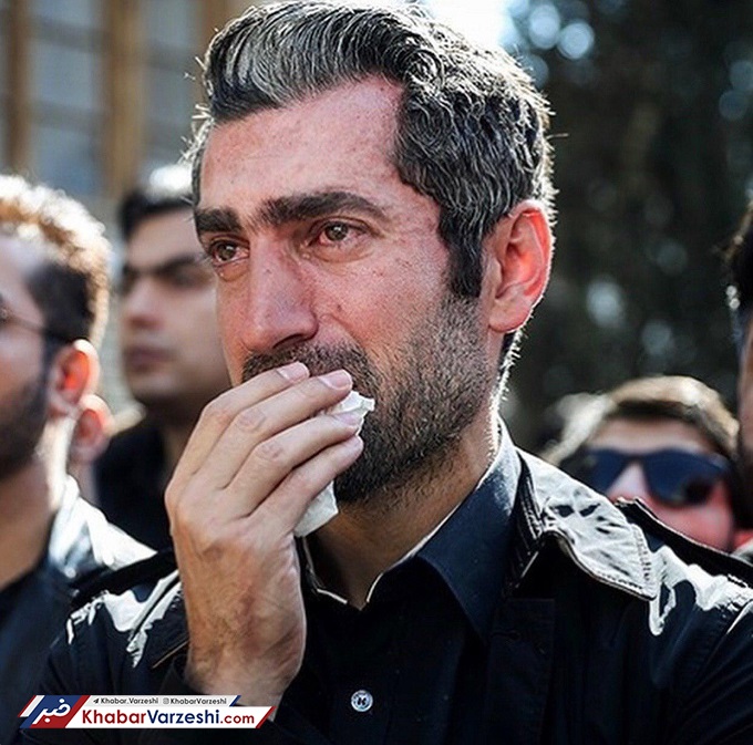 عکس| اشک مجتبی جباری درآمد