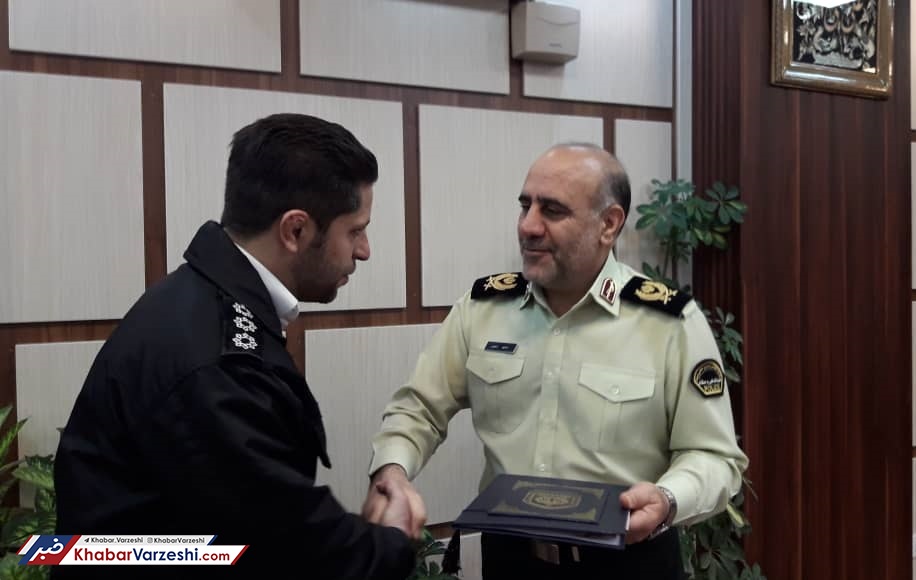 عکس| تقدیر پلیس از افسر راهور