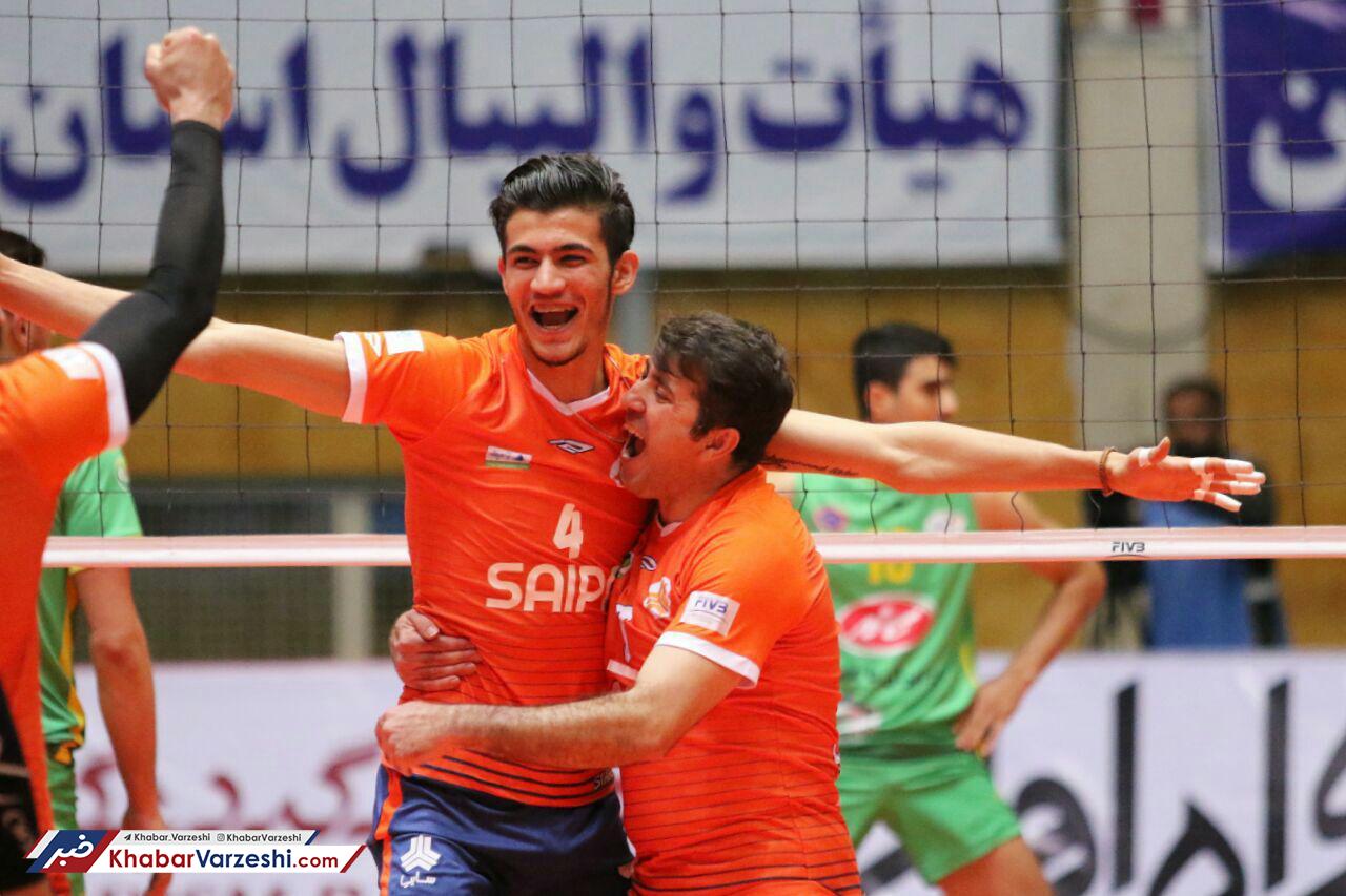 گزارش تصویری| سایپا با برتری مقابل کاله راهی فینال شد