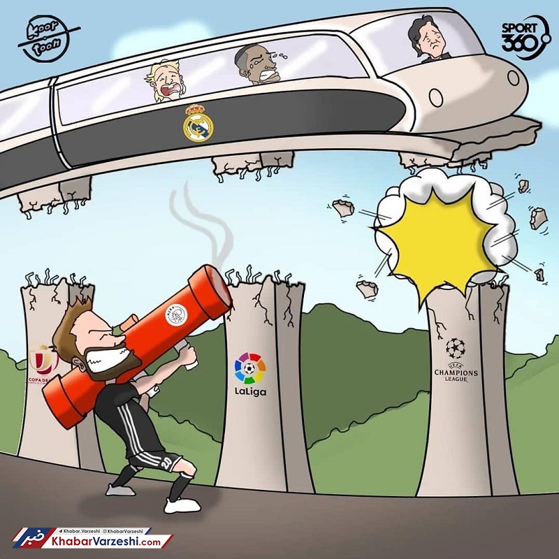 کارتون| تیر خلاص بر پیکر رئال