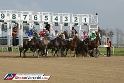 هفته بیست‌وسوم کورس اسب‌دوانی زمستانه گنبد برگزار شد