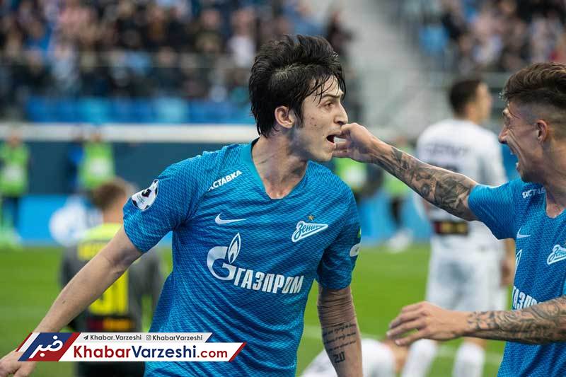 گزارش تصویری| پیروزی خانگی زنیت در روز گلزنی سردار آزمون