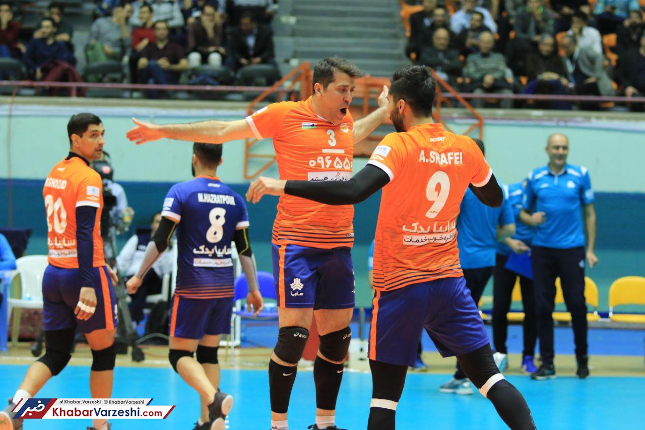 گزارش تصویری| پیروزی نارنجی پوشان سایپا در اولین فینال مقابل شهرداری ورامین