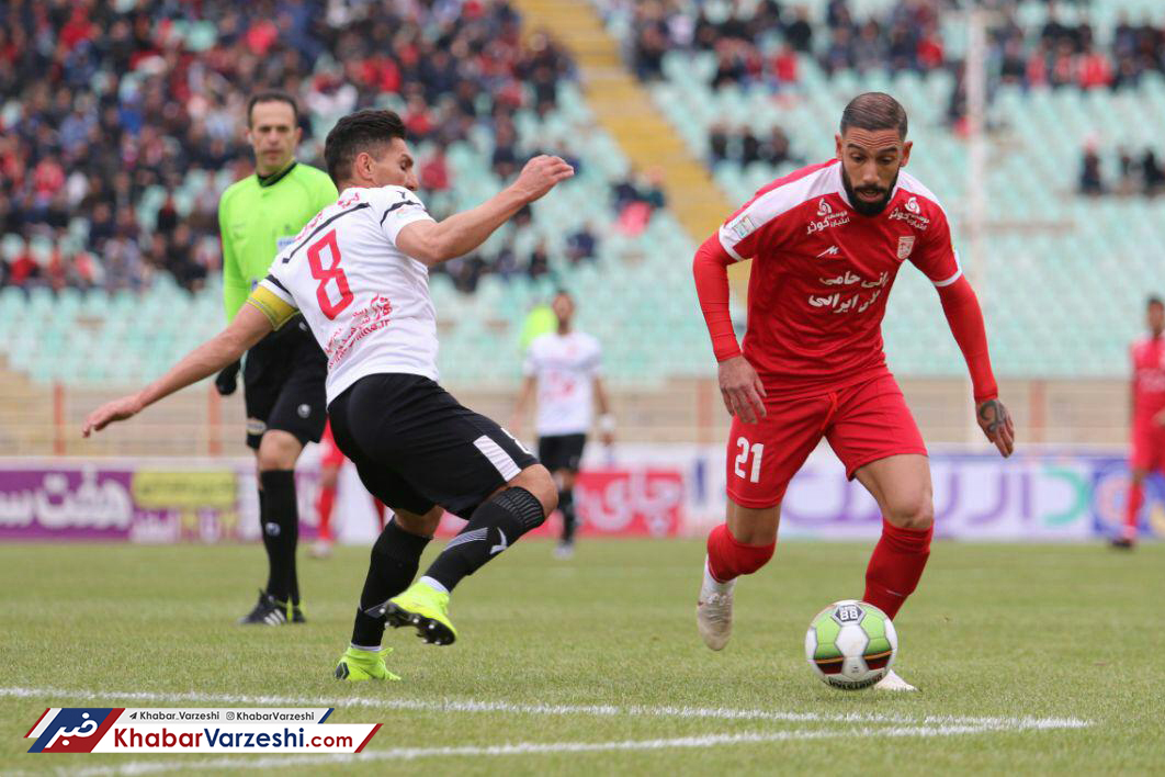 گزارش تصویری| صدرنشینی تراکتورسازی با برتری مقابل پدیده مشهد