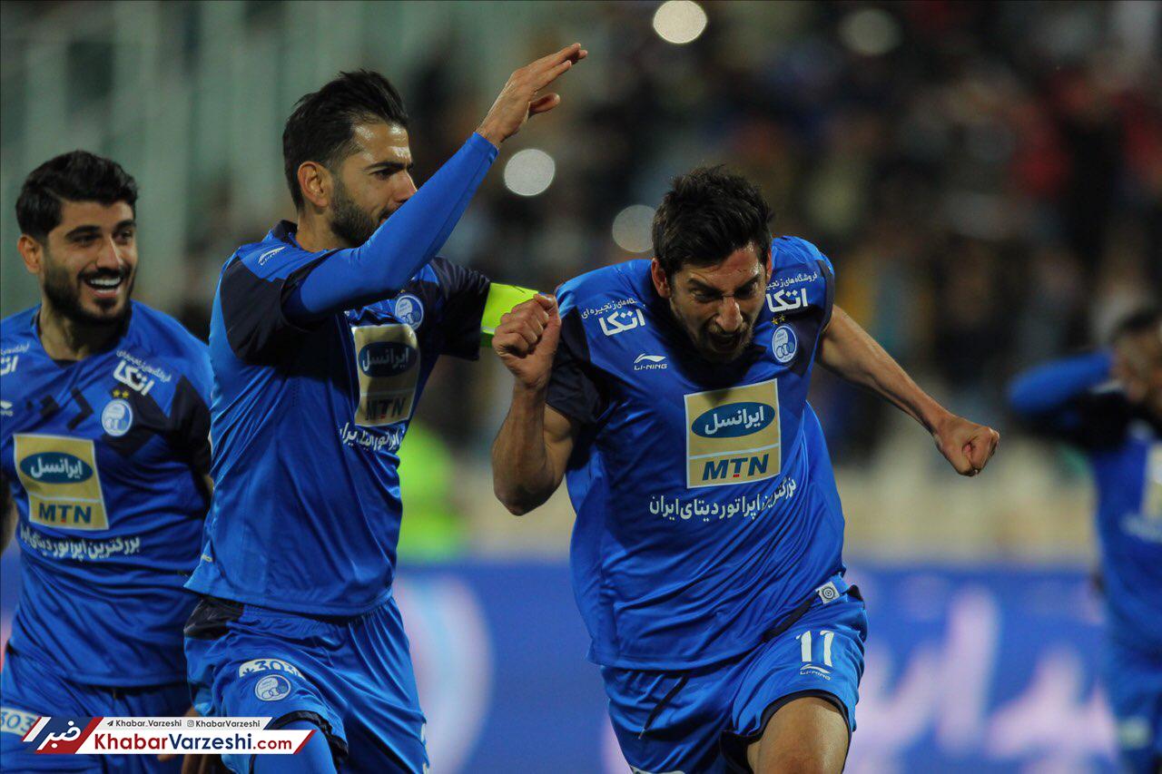 گزارش تصویری| صعود استقلال به رده دوم با برتری مقابل نساجی