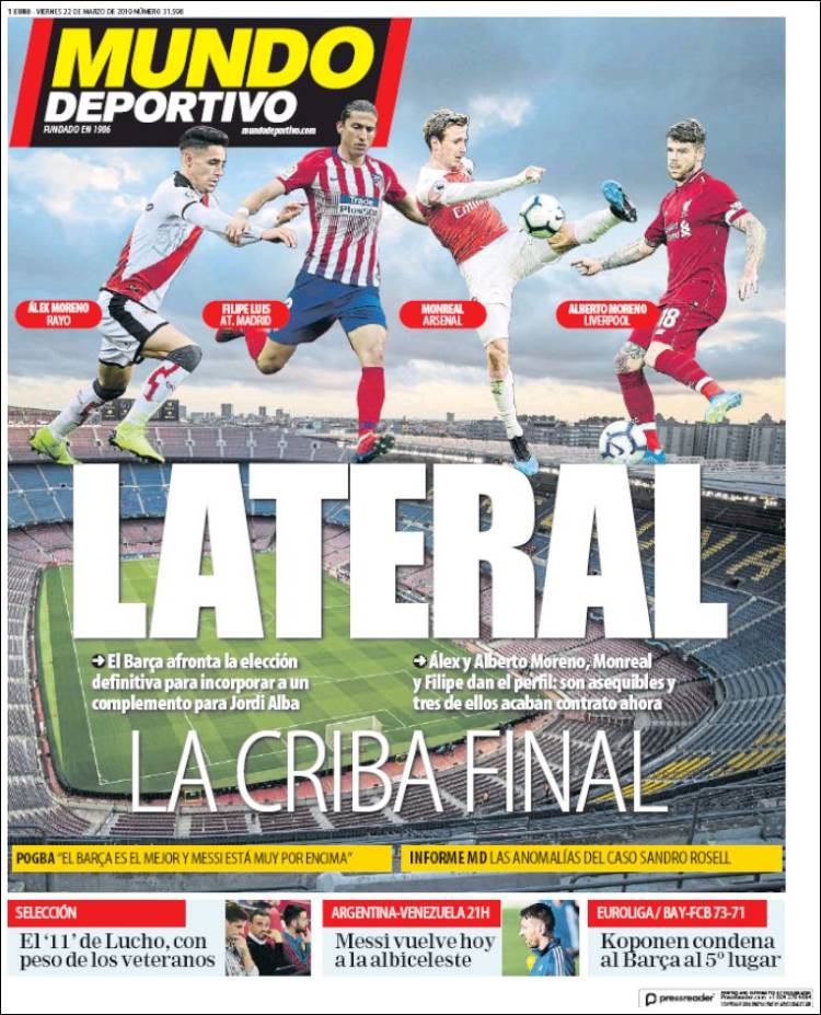 روزنامه موندو| جانبی