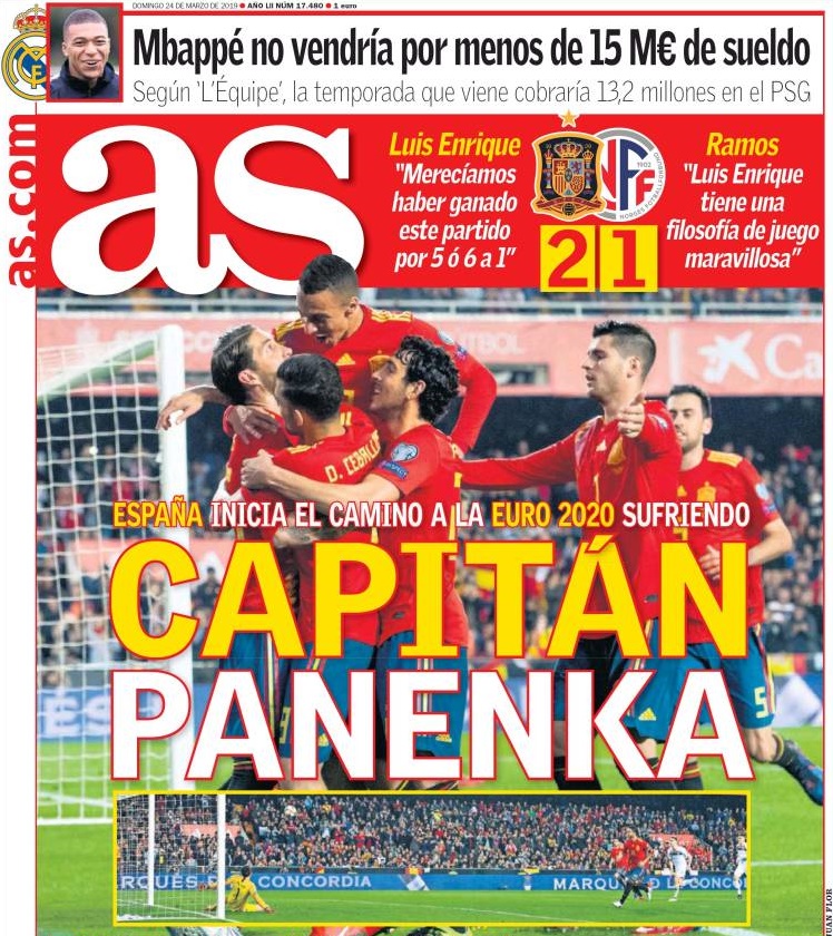 روزنامه آس| کاپیتان پاننکا