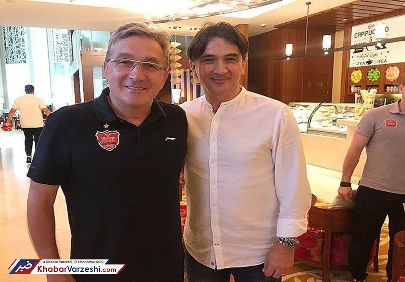 سرمربی تیم ملی کرواسی تماشاگر دیدار پرسپولیس - الاهلی